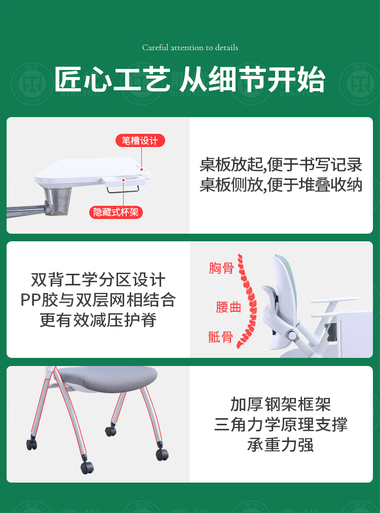 培訓椅子,會(huì )議椅培訓椅,多功能培訓椅